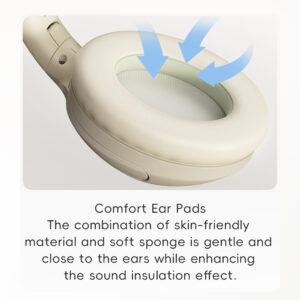 Rock Headphones O3 ANC bluetooth beige - Image 9