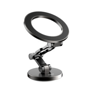 Rock Magnetic car holder Q08 Ring with stick-on base to dashboard black - Image 2