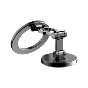 Rock Magnetic car holder Q08 Ring with stick-on base to dashboard black - Image 3