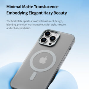 Rock Matte Series Magnetic Case for Iphone 16 Pro Max gold - Image 6