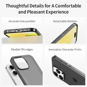 Rock Matte Series Magnetic Case for Iphone 16 Pro Max gold - Image 9