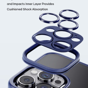Rock Guard Touch Matte Series Case for Iphone 15 black - Image 4