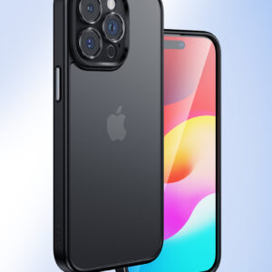Rock Guard Touch Matte Series Case for Iphone 15 black - Image 5