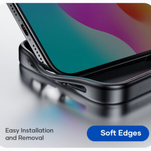 Rock Guard Touch Matte Series Case for Iphone 15 black - Image 6