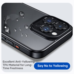 Rock Guard Touch Matte Series Case for Iphone 15 black - Image 9