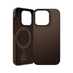 Benks Magnetic Armor Tint Kevlar 1000D (0064) skirtas Apple iPhone 16 Plus aukso spalvos - Image 2