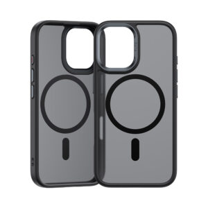 Benks Magnetic Mist dėklas Metal Frame skirtas Apple iPhone 16 Plus juodos spalvos - Image 2