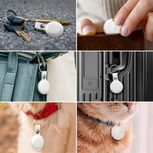 MiLi GPS Bluetooth MiTag Tracker HD-P16 (Apple only)+ keyring white - Image 3