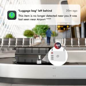 MiLi GPS Bluetooth MiLock Tracker HD-P16-L (Apple only) luggage lock white - Image 2