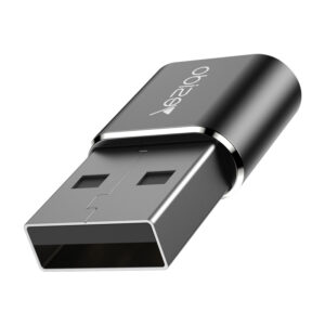 Yesido Adapter OTG GS09 - USB (male) to Type C (female) - juodos spalvos - Image 4