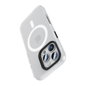 Benks Magnetic Lucid Armor dėklas (0065) skirtas Apple iPhone 16 Pro baltos spalvos - Image 3