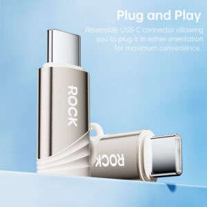Rock Adapter L12 - Type C (female) to Lightning (male) - PD 30W titanium - Image 9