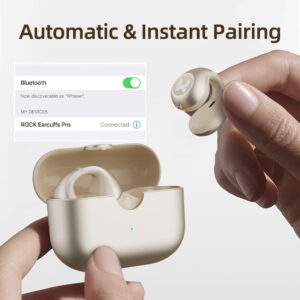 Rock Bluetooth ausinės OWS Sound EarCuffs Pro juodos spalvos - Image 4