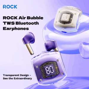 Rock Bluetooth ausinės TWS Air Bubble juodos spalvos - Image 2
