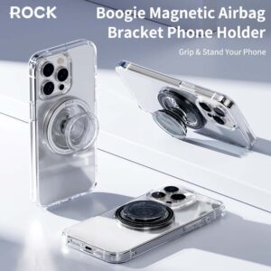 Rock PopSocket Boogie Pure Series magnetic juodos spalvos - Image 3