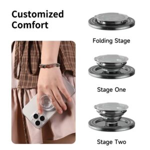 Rock PopSocket Boogie Pure Series magnetic juodos spalvos - Image 7