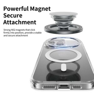 Rock PopSocket Boogie Pure Series magnetic juodos spalvos - Image 8