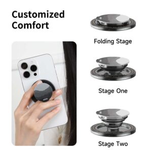 Rock PopSocket Boogie Serenity Series magnetic juodos spalvos - Image 7