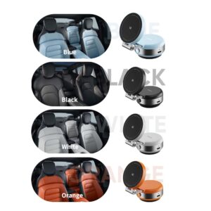 Rock Car holder Q16 electric vacuum magnetic juodos spalvos - Image 4