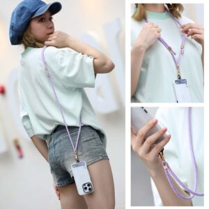 Rock Universal phone lanyard long, neck strap purple - Image 4