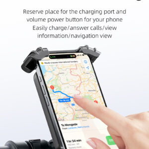 Rock Bike phone holder to handlebar juodos spalvos - Image 7