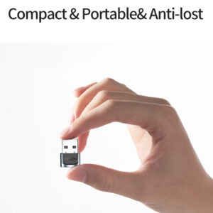 Rock Adapter - Type C (female) to USB (male) - juodos spalvos - Image 3