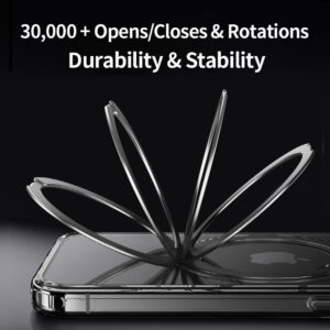 Rock Crystal Rotating Series Magnetic dėklas skirtas Apple iPhone 16 Pro Max skaidrus - Image 2