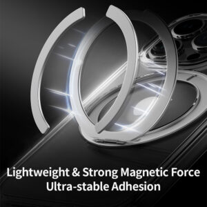 Rock Crystal Rotating Series Magnetic dėklas skirtas Apple iPhone 16 Pro Max skaidrus - Image 7