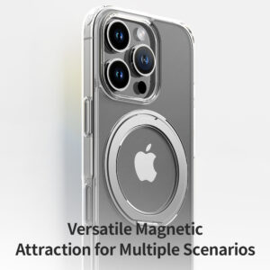Rock Crystal Rotating Series Magnetic dėklas skirtas Apple iPhone 16 Pro skaidrus - Image 8