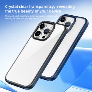 Rock Guard Series dėklas skirtas Apple iPhone 16 Pro skaidrus-pilkos spalvos - Image 5
