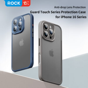 Rock Guard Touch Matte Series dėklas skirtas Apple iPhone 16 Pro blue - Image 3