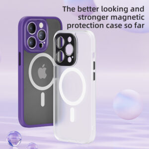 Rock Guard Touch Matte Series Magnetic dėklas skirtas Apple iPhone 14 Pro Max white - Image 4