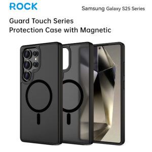 Rock Guard Touch Matte Series Magnetic dėklas skirtas Samsung Galaxy S25 Plus pilkos spalvos - Image 3