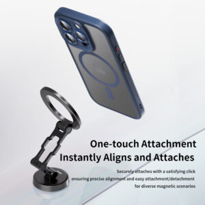 Rock Guard Touch Matte Series Magnetic dėklas skirtas Apple iPhone 16 Pro aukso spalvos - Image 3