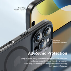 Rock Guard Touch Matte Series Magnetic dėklas skirtas Apple iPhone 16 Pro aukso spalvos - Image 8