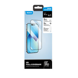 Rock Tempered glass HD Full-coverage Anti-static for Iphone 15 Pro - Image 7