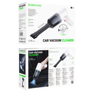 Borofone Wireless Car Vacuum Cleaner FC4 Diamond baltos spalvos - Image 9