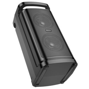 Borofone Portable Bluetooth Speaker BP25 Vida with microphone juodos spalvos - Image 3