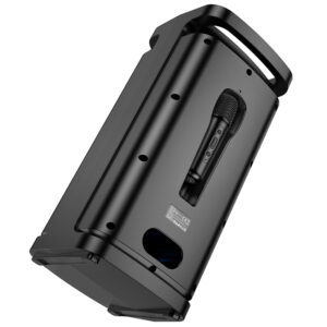 Borofone Portable Bluetooth Speaker BP25 Vida with microphone juodos spalvos - Image 5