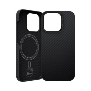 Benks Magnetic Armor Air Kevlar dėklas PC Frame 600D (D066) skirtas Apple iPhone 16 Pro Max juodos spalvos - Image 2