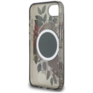 Original dėklas GUESS IML Flowers MagSafe skirtas Apple iPhone 17e/16e juodos spalvos - Image 7