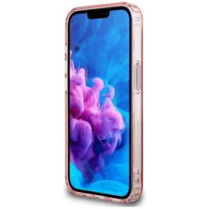 Original dėklas GUESS IML Glitter Circle MagSafe skirtas Apple iPhone 17e/16e pink - Image 5