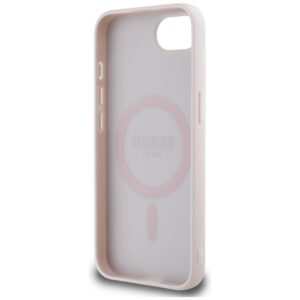 Original dėklas GUESS Peony Script Logo MagSafe skirtas Apple iPhone 17e/16e rudos spalvos - Image 7