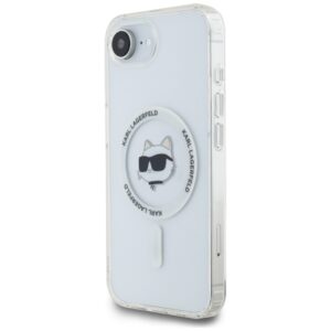 Original Pouch KARL LAGERFELD IML Metal Choupette Head MagSafe skirtas Apple iPhone 17e/16e white - Image 2