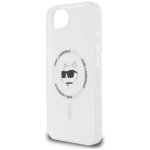 Original Pouch KARL LAGERFELD IML Metal Choupette Head MagSafe skirtas Apple iPhone 17e/16e white - Image 6