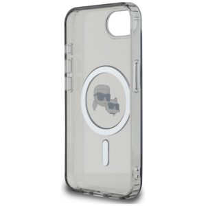 Original Pouch KARL LAGERFELD IML Metal Karl & Choupette Heads MagSafe skirtas Apple iPhone 17e/16e juodos spalvos - Image 7