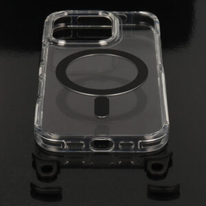 Tel Protect Strap Clear dėklas skirtas Apple iPhone 17 Pro Max juodos spalvos - Image 3