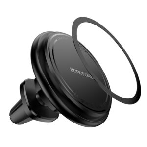 Borofone Car holder BH135 Parker magnetic to air vent juodos spalvos - Image 5