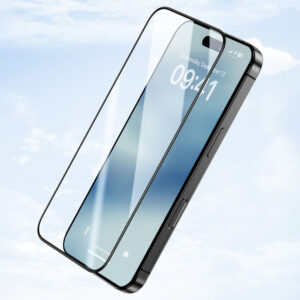 Benks Tempered glass Ultra Shield HD (AN66) for Iphone 16 Pro Max juodos spalvos - Image 2