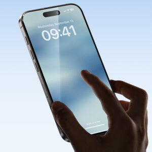 Benks Tempered glass Ultra Shield HD (AN66) for Iphone 16 Pro Max juodos spalvos - Image 3